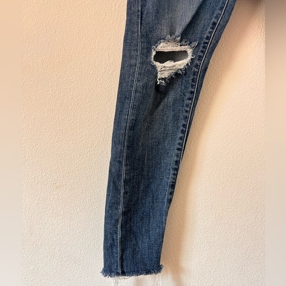 Levi’s Wedgie Skinny Medium Wash High Rise Button Fly Tough Love Blue Jeans 26 - Picture 8 of 16